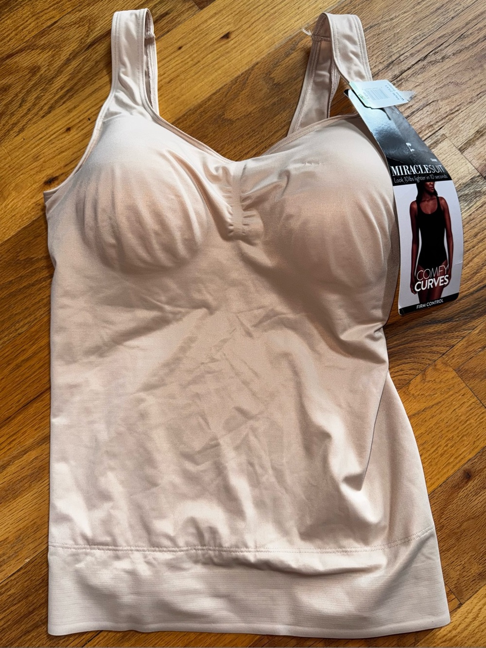 Comfy Curves Miraclesuit Nude Shapewear Tank size Large